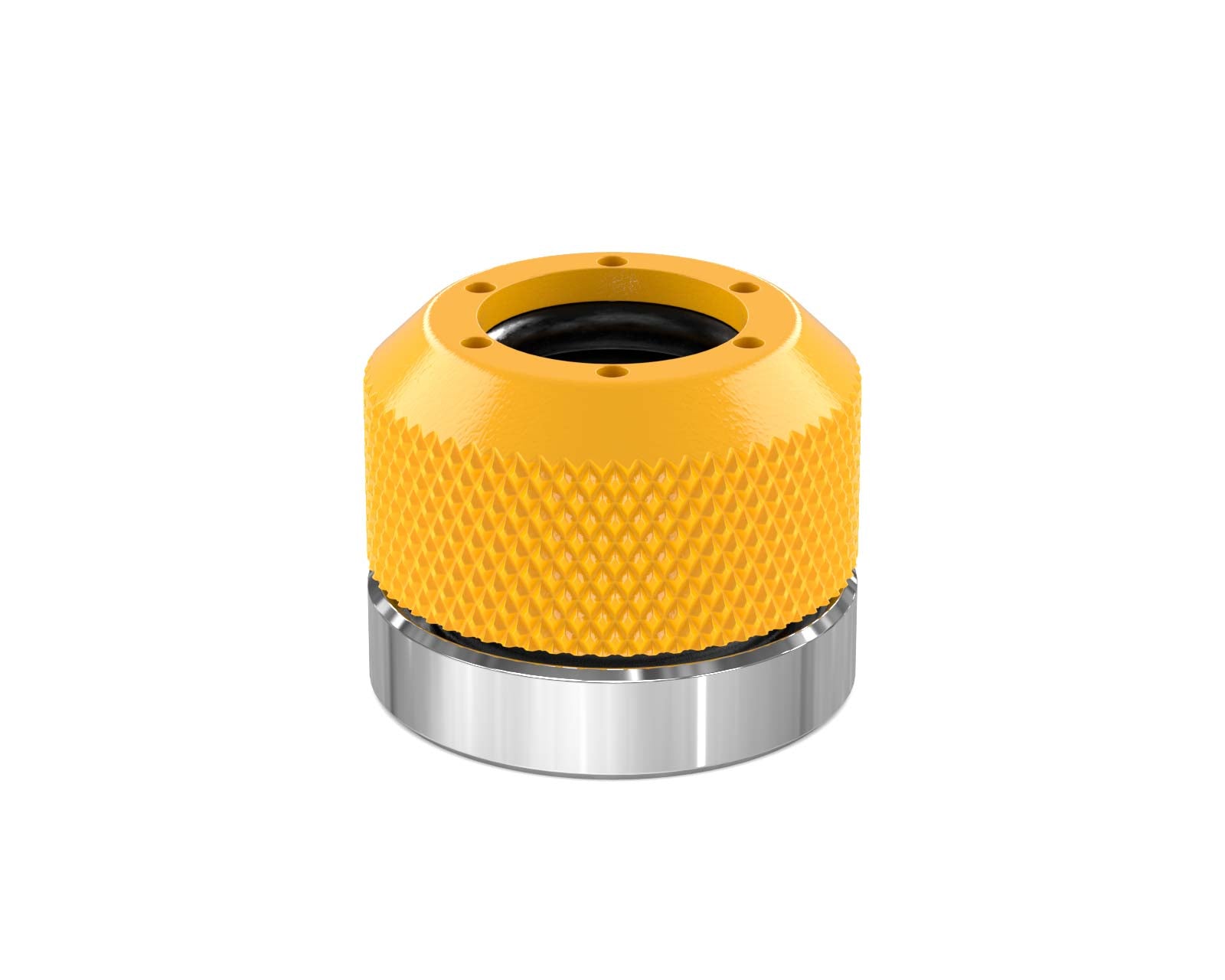 PrimoChill 1/2in. Rigid RevolverSX Series Coupler G 1/4 Fitting - PrimoChill - KEEPING IT COOL Yellow