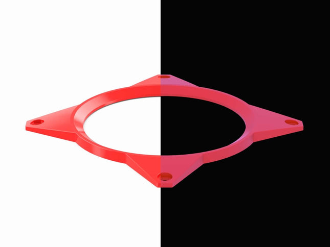 PrimoChill 120mm Aluminum SX Fan Cover - PrimoChill - KEEPING IT COOL UV Red
