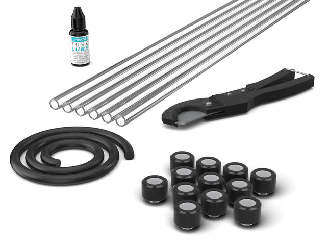 PrimoChill Professional PETG / RMSX 14mm Combo Pack - PrimoChill - KEEPING IT COOL Satin Black