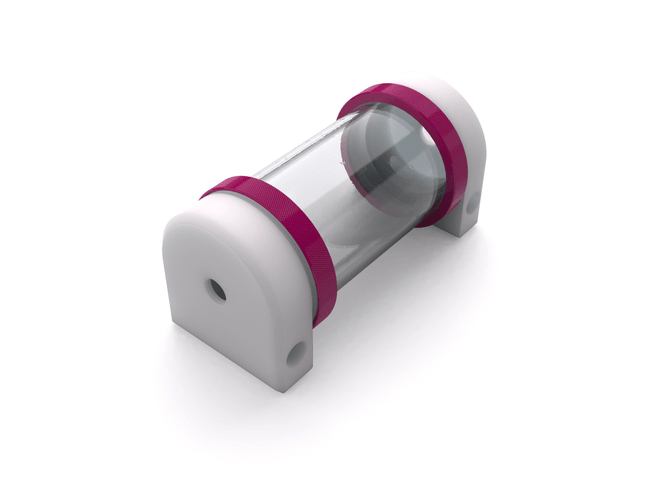 PrimoChill CTR Hard Mount Phase II Reservoir - White POM – 120mm - PrimoChill - KEEPING IT COOL Magenta