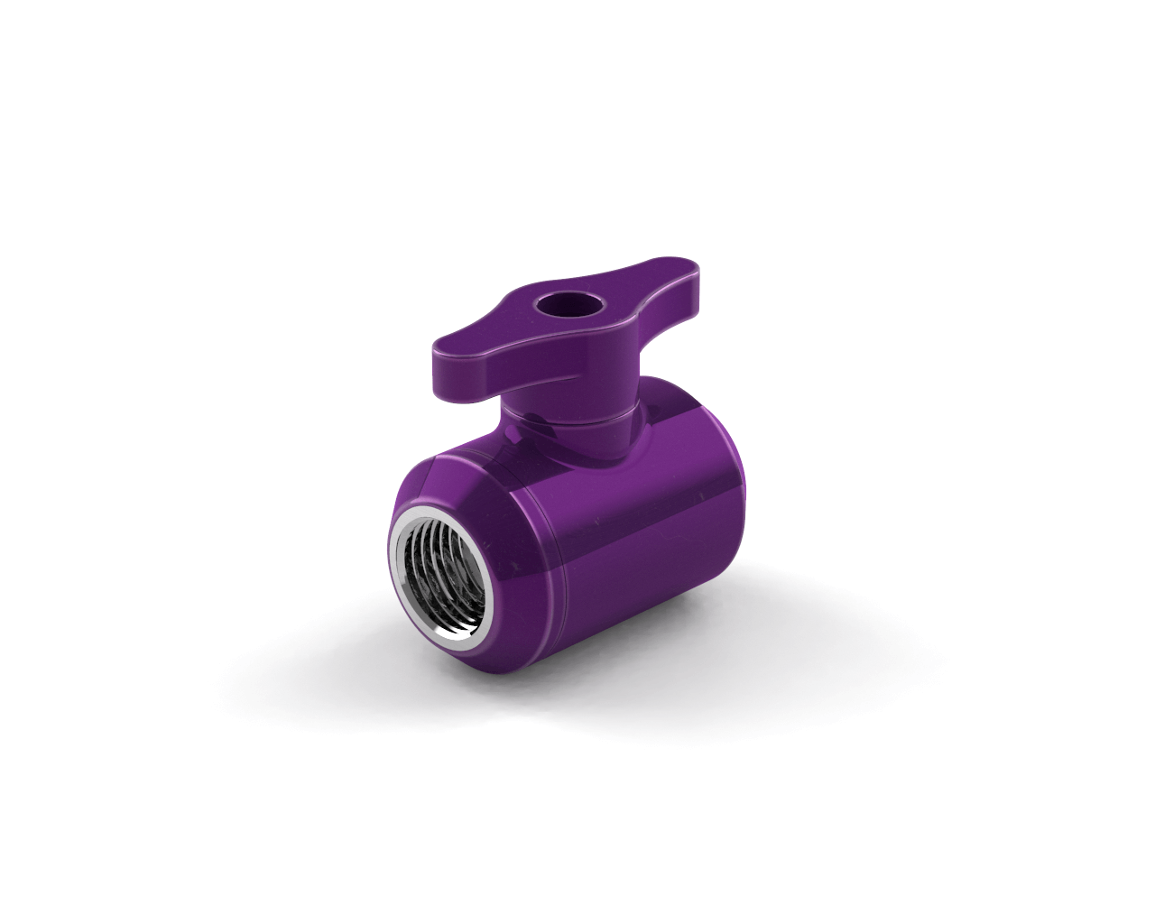 BSTOCK: PrimoChill Female to Female G 1/4 Drain Valve - Candy Purple - PrimoChill - KEEPING IT COOL