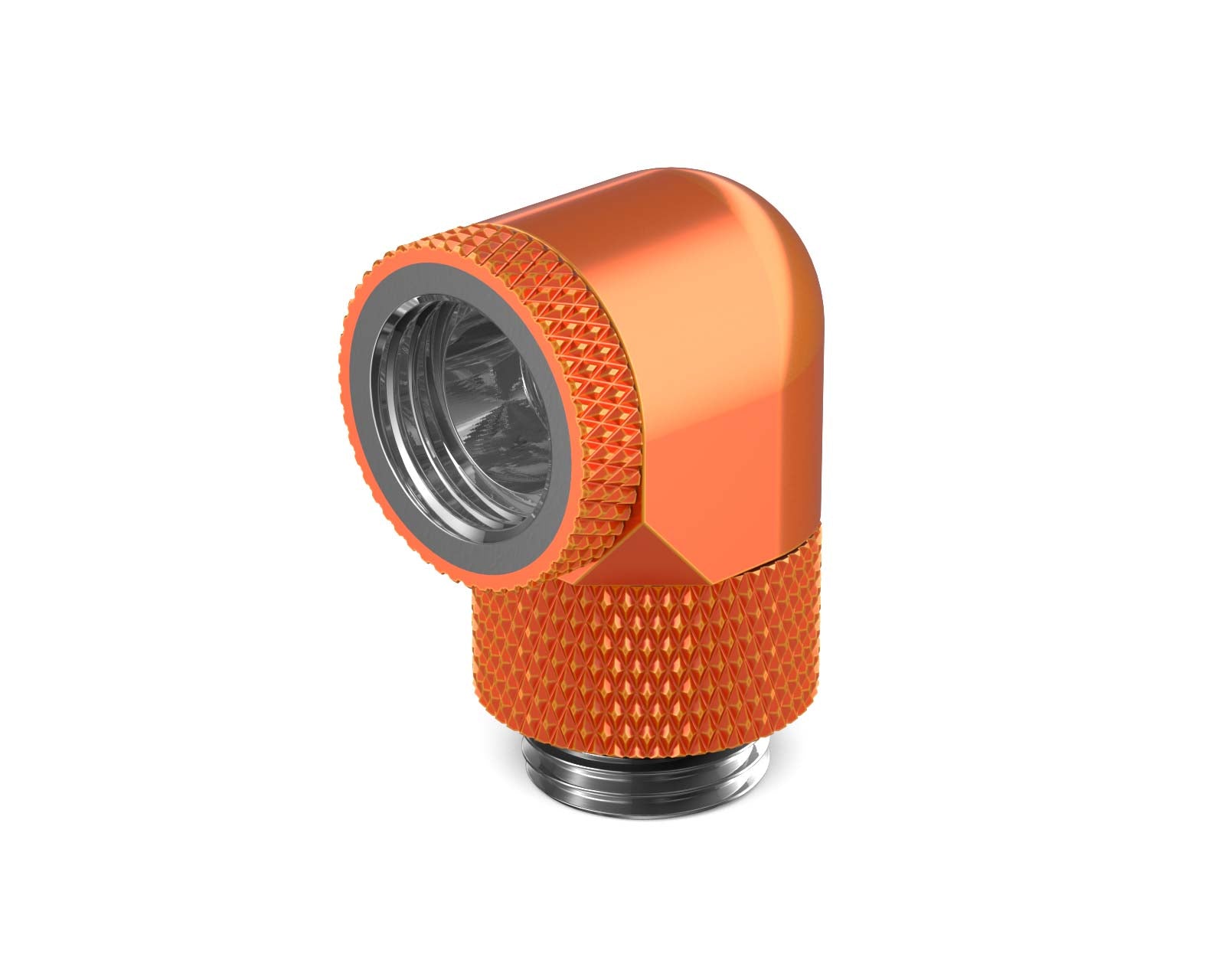 PrimoChill Male to Female G 1/4in. 90 Degree SX Dual Rotary Elbow Fitting - PrimoChill - KEEPING IT COOL Candy Copper