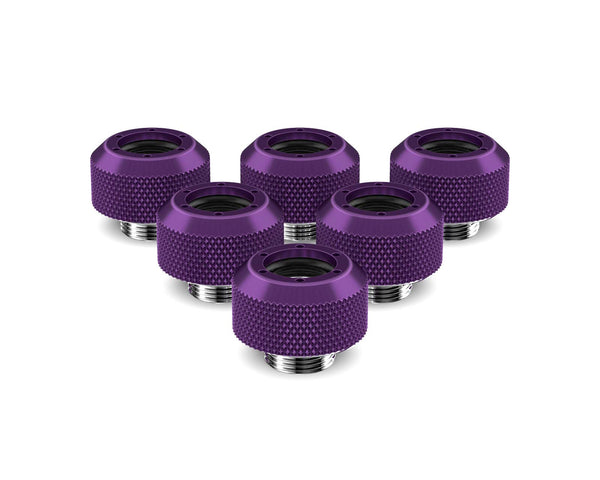 PrimoChill 1/2in. Rigid RevolverSX Series Fitting - 6 pack - PrimoChill - KEEPING IT COOL Candy Purple