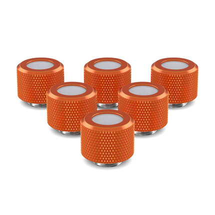 PrimoChill 12mm OD Rigid SX Fitting - 6 Pack - PrimoChill - KEEPING IT COOL Candy Copper
