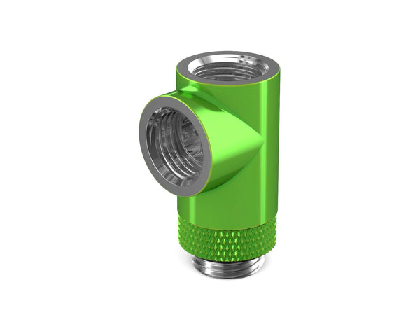 PrimoChill G 1/4in. Inline Rotary 3-Way SX Female T Adapter - PrimoChill - KEEPING IT COOL Toxic Candy