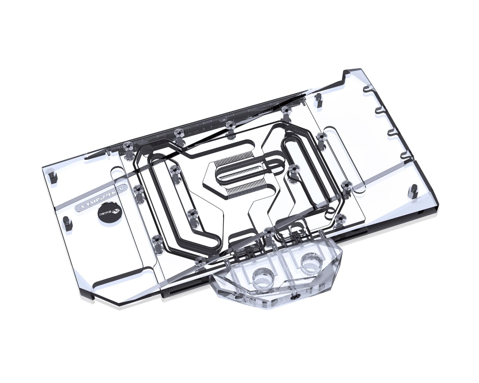 Bykski Full Coverage GPU Water Block and Backplate for PowerColor RX 6750 XT Red Devil (A-PC6750XT-X) - PrimoChill - KEEPING IT COOL