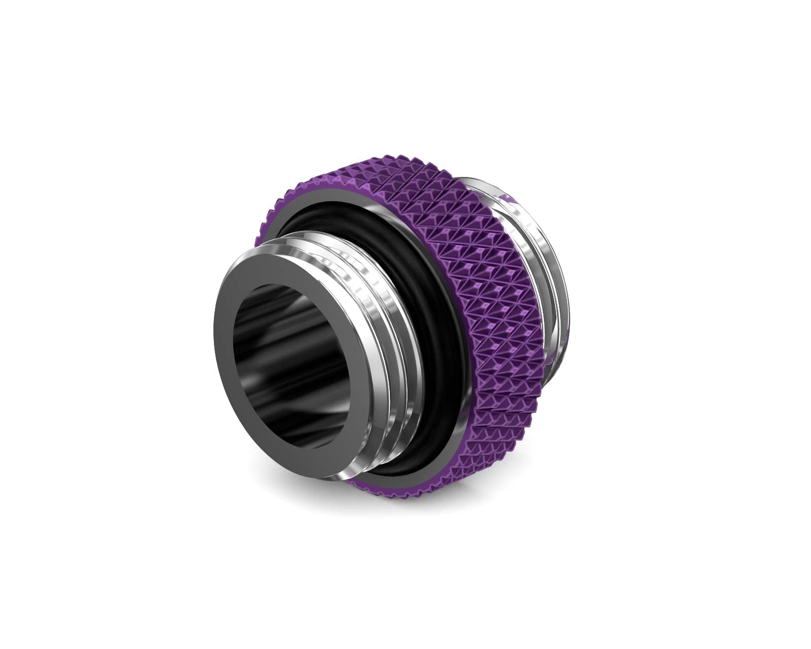 PrimoChill Dual Male G 1/4in. SX Mini Extension Coupler - PrimoChill - KEEPING IT COOL Candy Purple