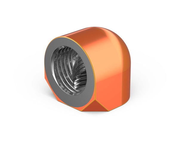 PrimoChill Female to Female G 1/4in. 90 Degree SX Elbow Fitting - PrimoChill - KEEPING IT COOL Candy Copper