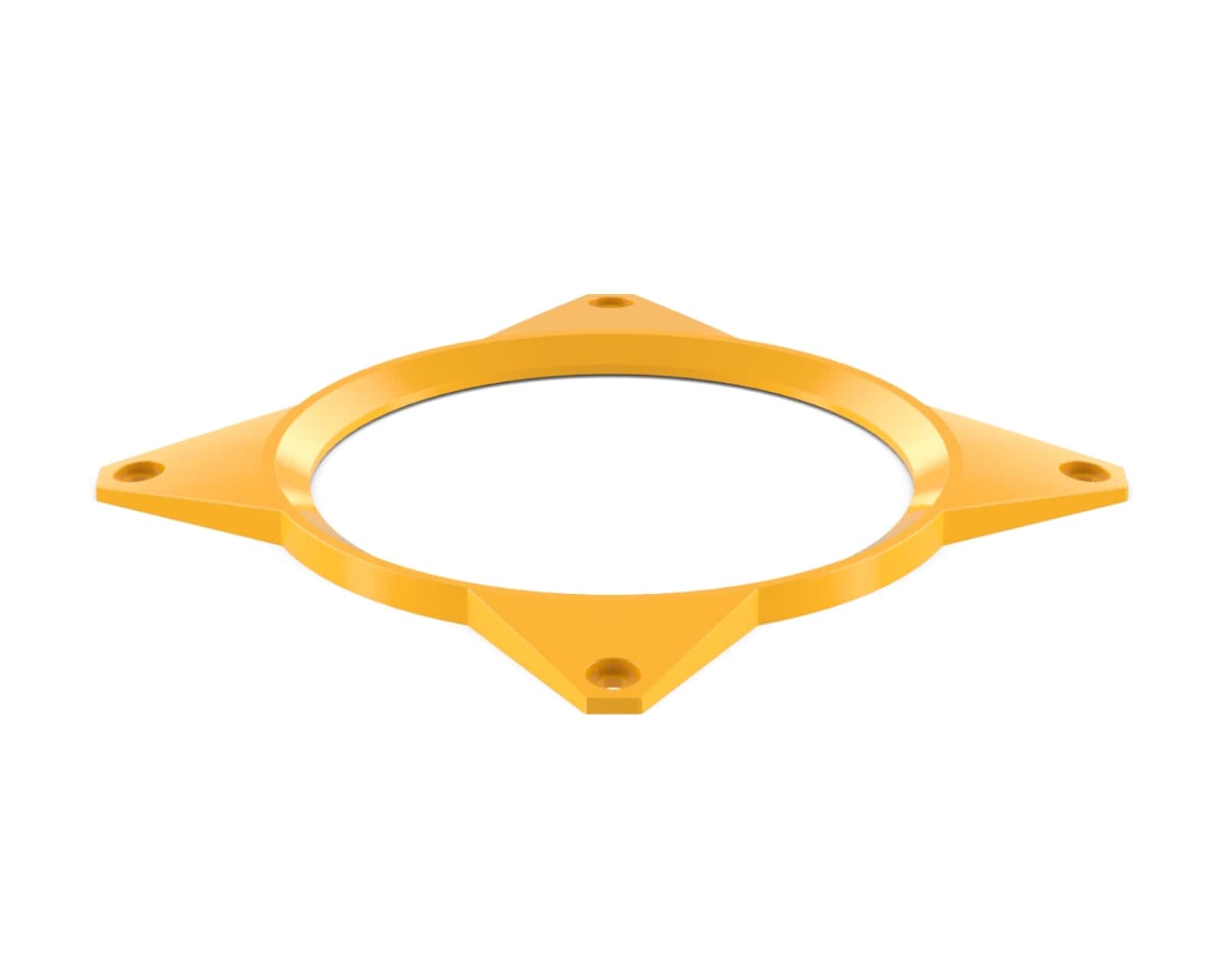 PrimoChill 120mm Aluminum SX Fan Cover - PrimoChill - KEEPING IT COOL Yellow