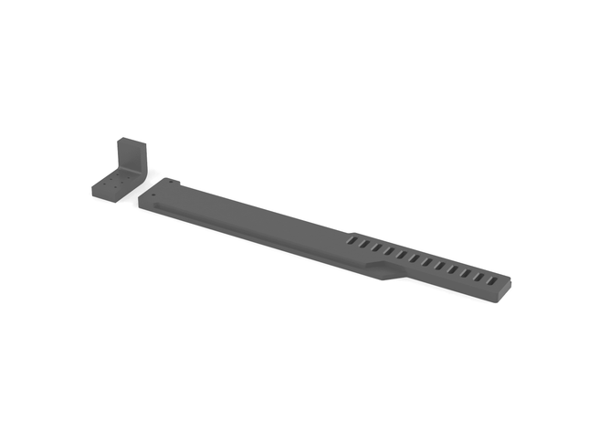 PrimoChill Universal Aluminum SX GPU Support Bracket - PrimoChill - KEEPING IT COOL TX Matte Gun Metal