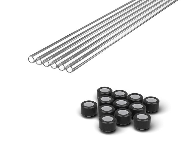 PrimoChill Basic PETG / RMSX 16mm Combo Pack - PrimoChill - KEEPING IT COOL Satin Black