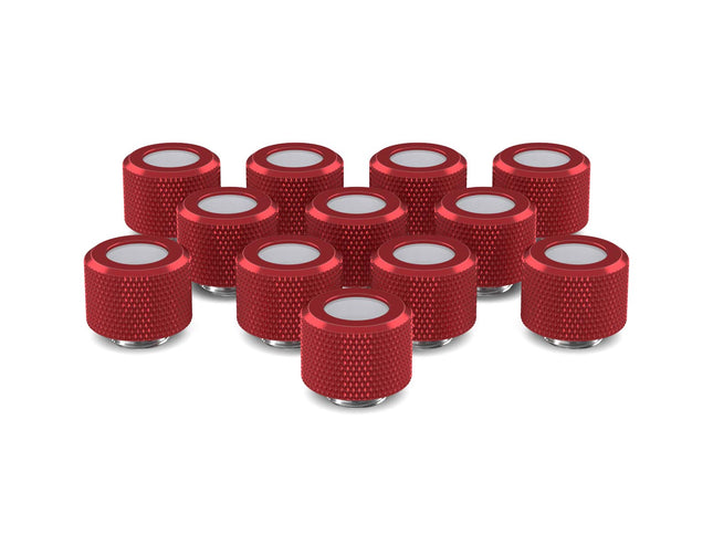 PrimoChill 12mm OD Rigid SX Fitting - 12 Pack - PrimoChill - KEEPING IT COOL Candy Red