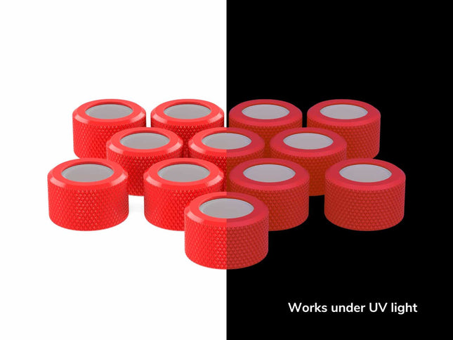 PrimoChill RMSX Replacement Cap Switch Over Kit - 16mm - PrimoChill - KEEPING IT COOL UV Red