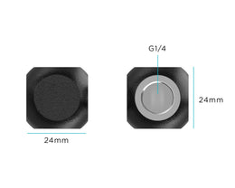PrimoChill G 1/4in. 4-Way Quad SX Female Adapter Block - PrimoChill - KEEPING IT COOL