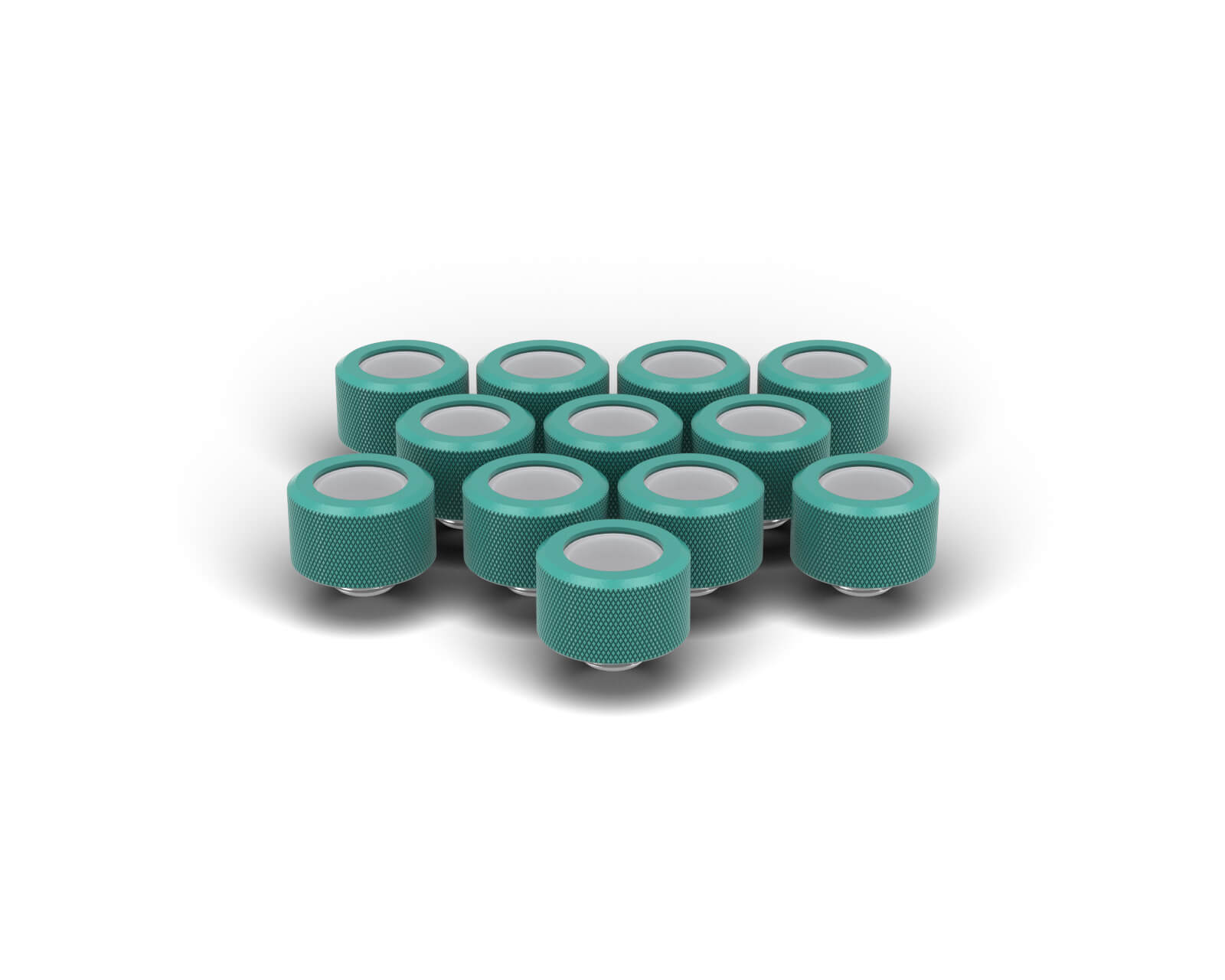 PrimoChill 16mm OD Rigid SX Fitting - 12 Pack - PrimoChill - KEEPING IT COOL Teal