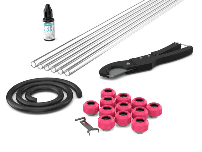 PrimoChill Professional 1/2 Inch PETG / RSX Combo Pack - PrimoChill - KEEPING IT COOL UV Pink
