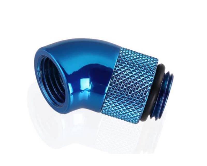 Bykski G 1/4in. Male to Female 45 Degree Rotary Elbow Fitting (B-RD45-X) - PrimoChill - KEEPING IT COOL Blue