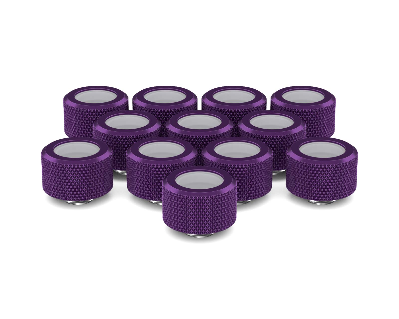 PrimoChill 16mm OD Rigid SX Fitting - 12 Pack - PrimoChill - KEEPING IT COOL Candy Purple