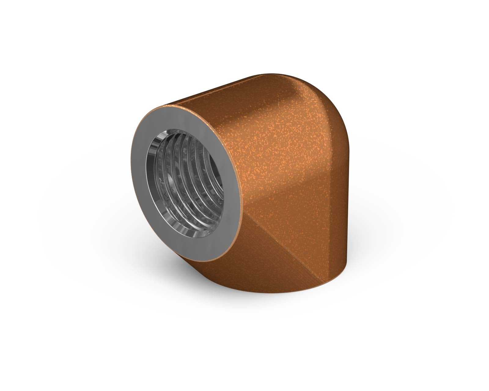PrimoChill Female to Female G 1/4in. 90 Degree SX Extended Elbow Fitting - PrimoChill - KEEPING IT COOL Copper
