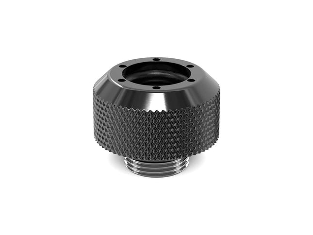 PrimoChill 1/2in. Rigid RevolverSX Series Fitting - PrimoChill - KEEPING IT COOL Dark Nickel