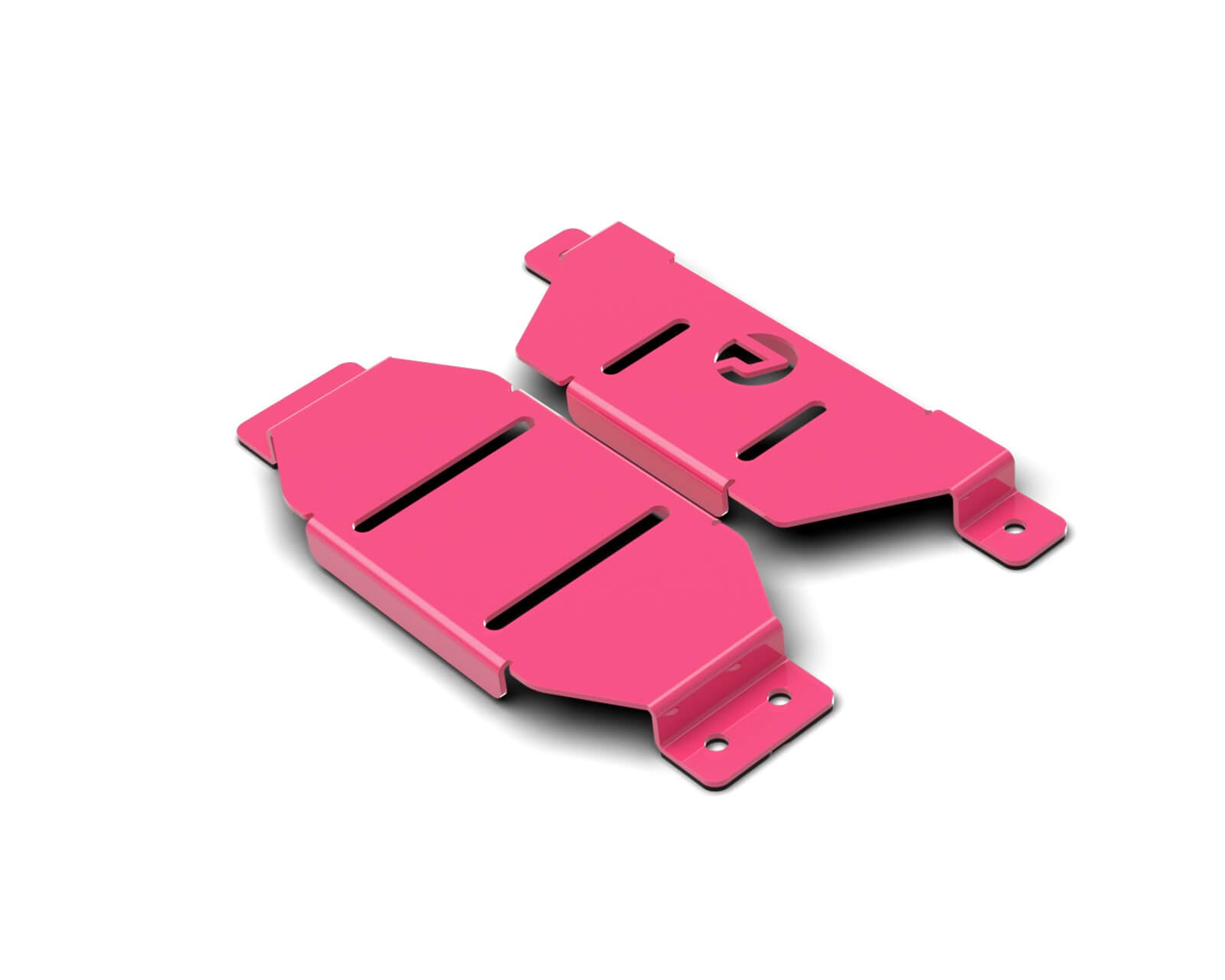 PrimoChill SX Offset CTR Hard Mount Reservoir to Radiator Mount - 140mm Series - PrimoChill - KEEPING IT COOL UV Pink
