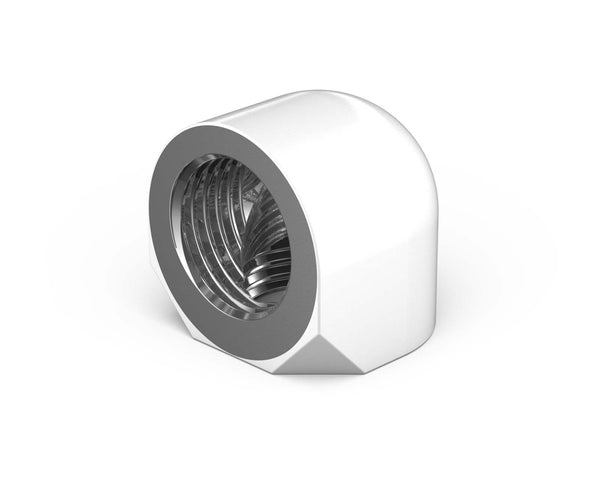 PrimoChill Female to Female G 1/4in. 90 Degree SX Elbow Fitting - PrimoChill - KEEPING IT COOL Sky White
