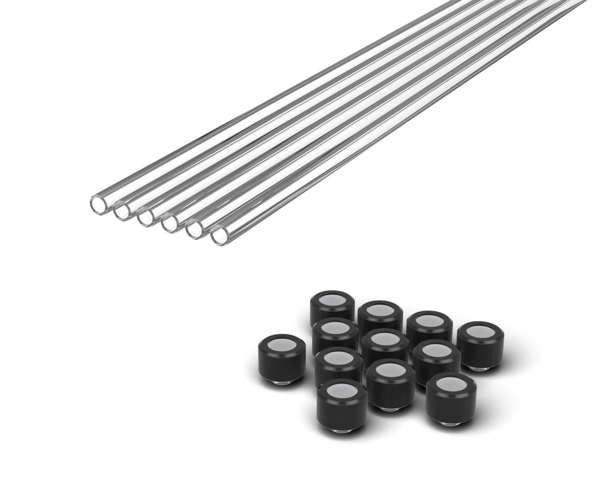 PrimoChill Basic PETG / RMSX 14mm Combo Pack - PrimoChill - KEEPING IT COOL Satin Black