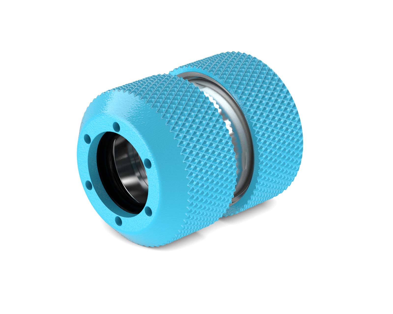 PrimoChill 1/2in. Rigid RevolverSX Series Coupler Fitting - PrimoChill - KEEPING IT COOL Sky Blue
