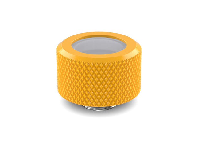 PrimoChill 16mm OD Rigid SX Fitting - PrimoChill - KEEPING IT COOL Yellow
