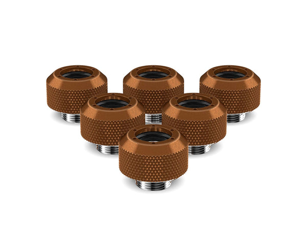 PrimoChill 1/2in. Rigid RevolverSX Series Fitting - 6 pack - PrimoChill - KEEPING IT COOL Copper