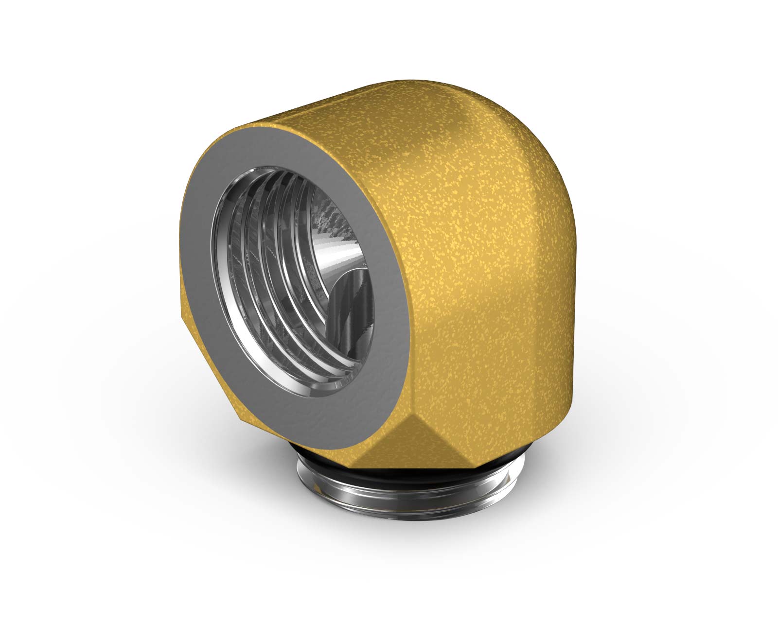 PrimoChill Male to Female G 1/4in. 90 Degree SX Elbow Fitting - PrimoChill - KEEPING IT COOL Gold