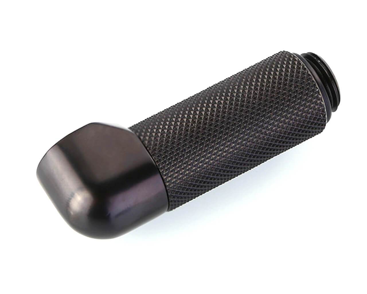 Bykski G 1/4in. Male to Female 90 Degree Rotary 35mm Extension Elbow Fitting (B-RD90-EXJ35) - PrimoChill - KEEPING IT COOL Black