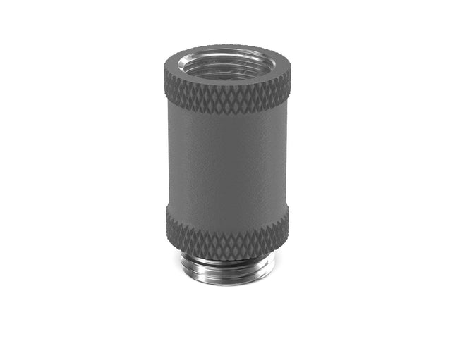 PrimoChill Male to Female G 1/4in. 25mm SX Extension Coupler - PrimoChill - KEEPING IT COOL TX Matte Gun Metal