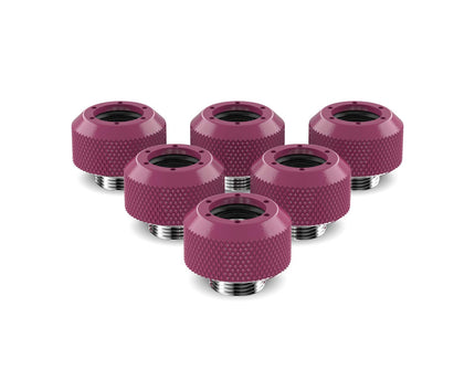 PrimoChill 1/2in. Rigid RevolverSX Series Fitting - 6 pack - PrimoChill - KEEPING IT COOL Magenta