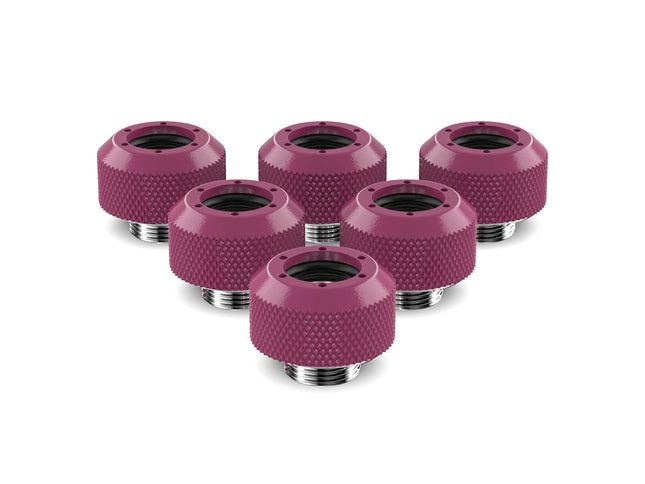 PrimoChill 1/2in. Rigid RevolverSX Series Fitting - 6 pack - PrimoChill - KEEPING IT COOL Magenta