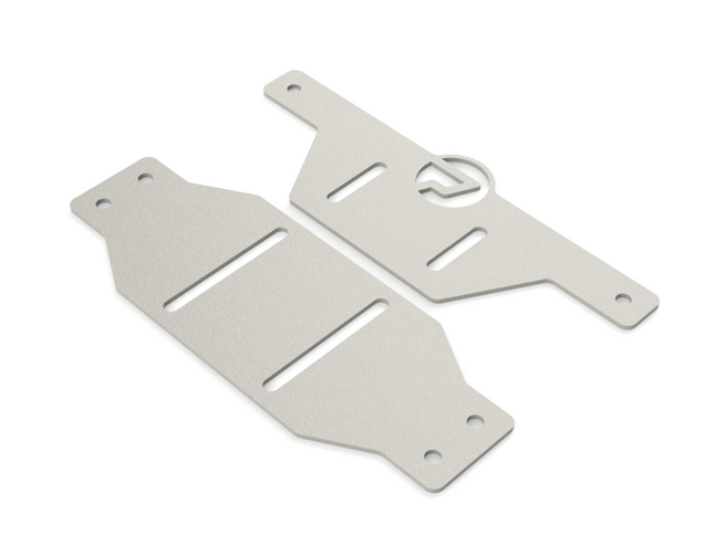 PrimoChill SX CTR Hard Mount Reservoir to Radiator Mount - 140mm Series - PrimoChill - KEEPING IT COOL TX Matte Silver