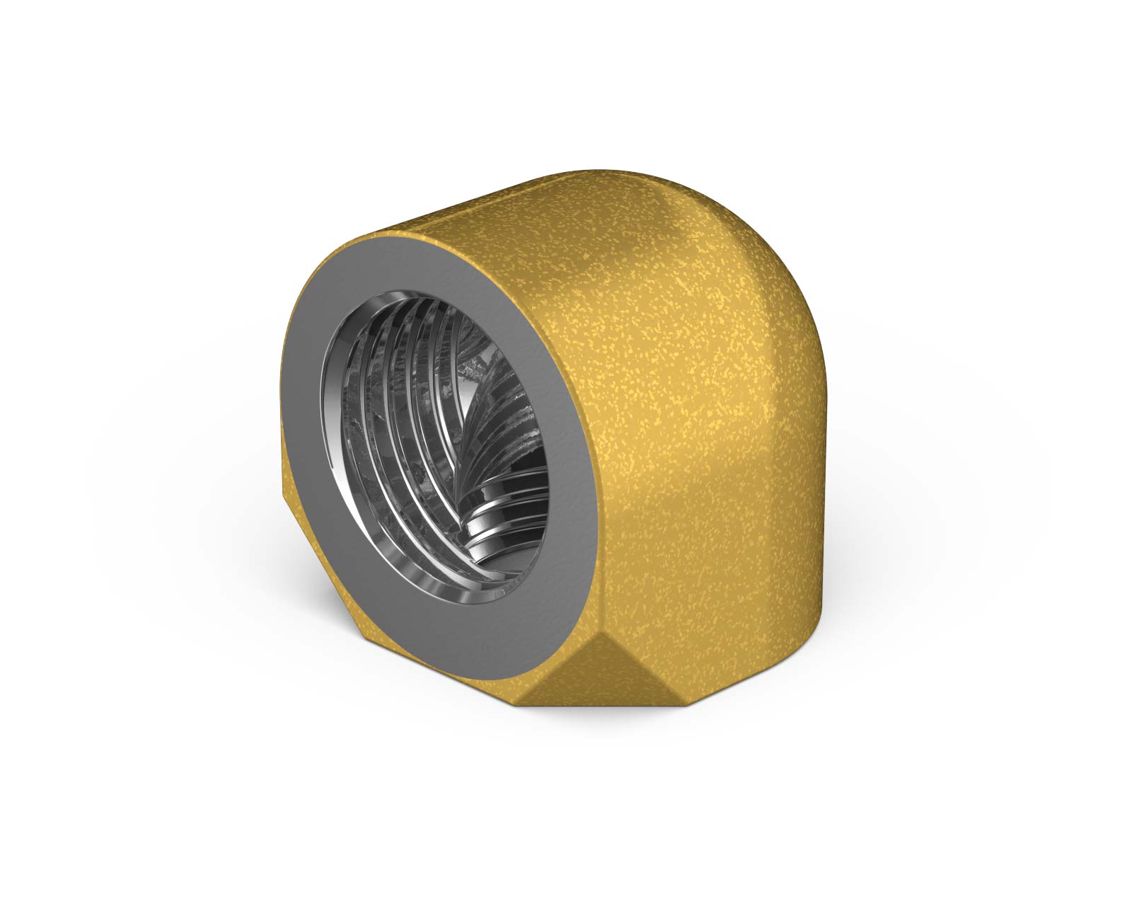 PrimoChill Female to Female G 1/4in. 90 Degree SX Elbow Fitting - PrimoChill - KEEPING IT COOL Gold