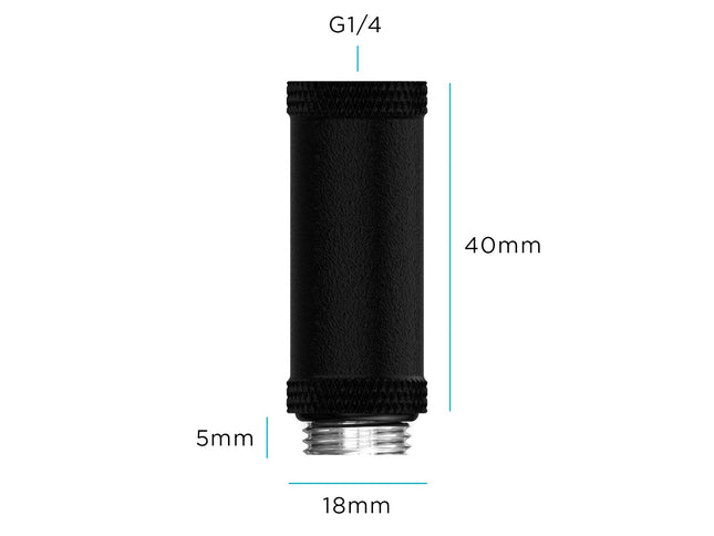 BSTOCK:PrimoChill Male to Female G 1/4in. 40mm SX Extension Coupler - UV Red