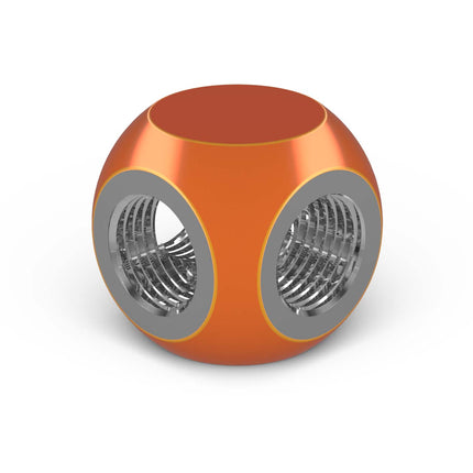 PrimoChill G 1/4in. 3-Way SX Female T Adapter - PrimoChill - KEEPING IT COOL Candy Copper