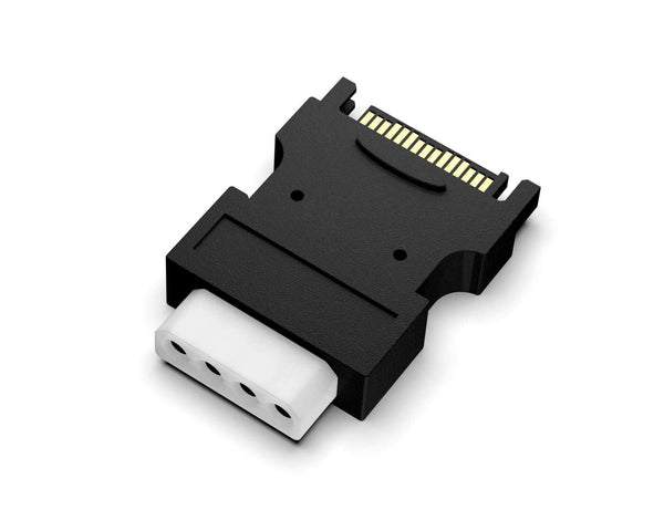 PrimoChill 15-Pin Male SATA to Molex 4-Pin Female Power Adapter - PrimoChill - KEEPING IT COOL