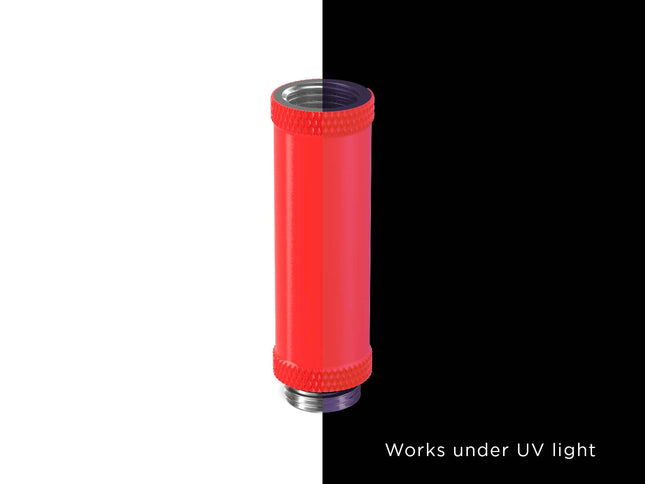 PrimoChill Male to Female G 1/4in. 50mm SX Extension Coupler - PrimoChill - KEEPING IT COOL UV Red