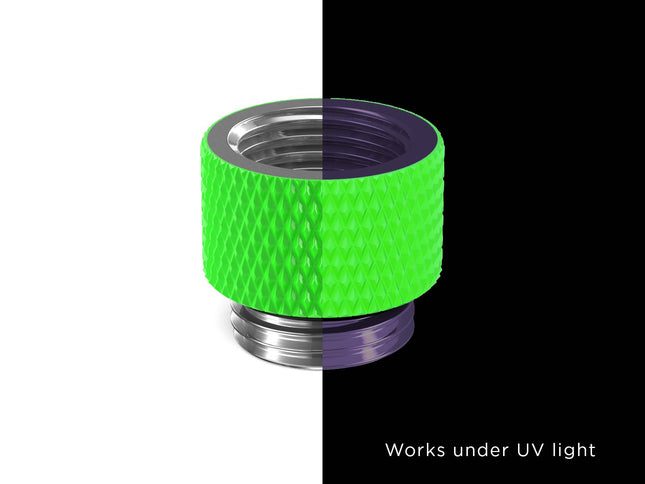 PrimoChill Male to Female G 1/4in. 10mm SX Extension Coupler - PrimoChill - KEEPING IT COOL UV Green
