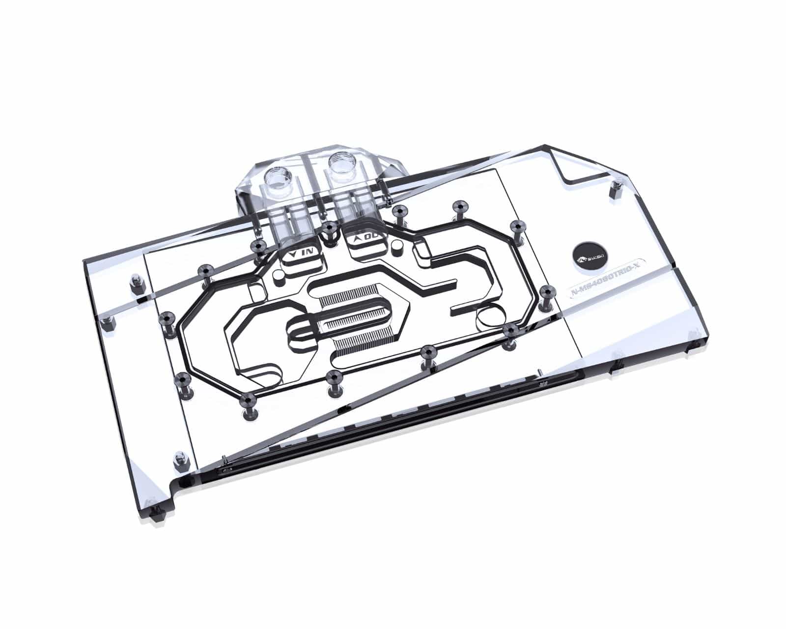 Bykski Full Coverage GPU Water Block and Backplate for MSI GeForce RTX 4080 Gaming X Trio (N-MS4080TRIO-X) - PrimoChill - KEEPING IT COOL