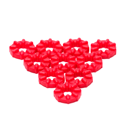 PrimoChill M4 Rubber Washer Anti-Vibration Grommet - 10 Pack - Red - PrimoChill - KEEPING IT COOL
