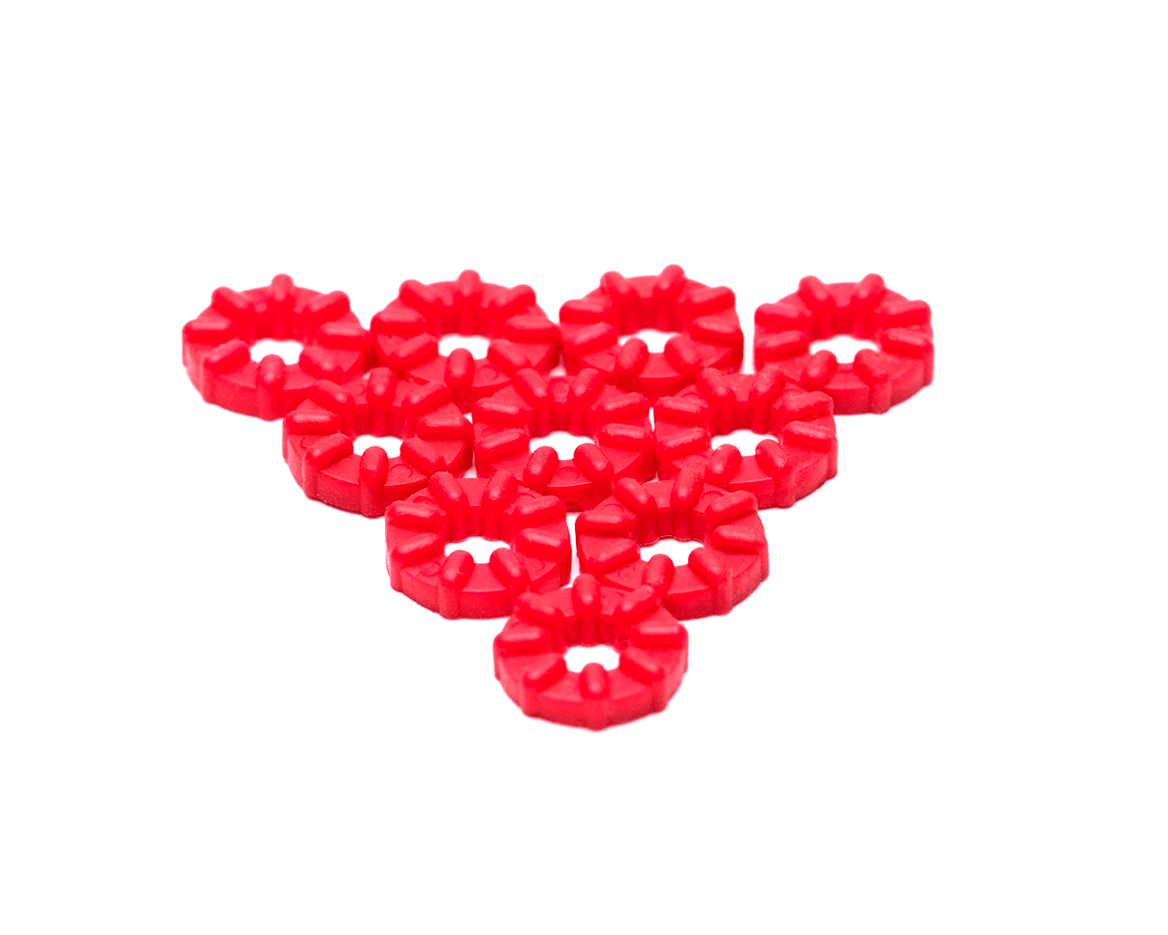 PrimoChill M4 Rubber Washer Anti-Vibration Grommet - 10 Pack - Red - PrimoChill - KEEPING IT COOL