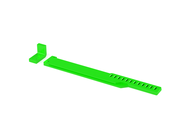 PrimoChill Universal Aluminum SX GPU Support Bracket - PrimoChill - KEEPING IT COOL UV Green