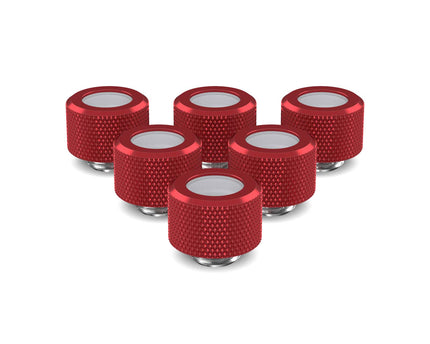 PrimoChill 14mm OD Rigid SX Fitting - 6 Pack - PrimoChill - KEEPING IT COOL Candy Red