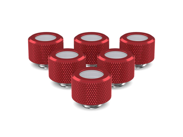 PrimoChill 14mm OD Rigid SX Fitting - 6 Pack - PrimoChill - KEEPING IT COOL Candy Red