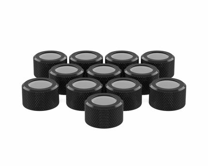 PrimoChill RMSX Replacement Cap Switch Over Kit - 16mm - PrimoChill - KEEPING IT COOL Satin Black