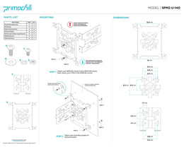 PrimoChill SX Universal Spider Mount Bracket Kit - 140mm Series - PrimoChill - KEEPING IT COOL